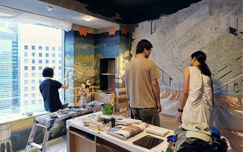 Artist in Hotel [Open Studio Event]