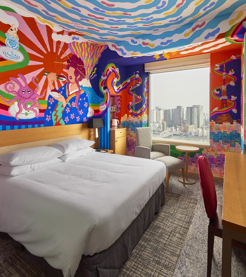 The 52th artist room “Sushi☆Wonderland” created by ABEYUKA. is now completed.